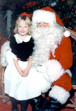 Katie and Santa